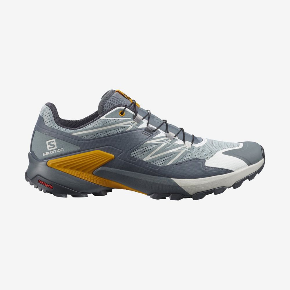 SALOMON WINGS SKY Philippines - Men's Trail Running Shoes - Slategray | 078213-GZP